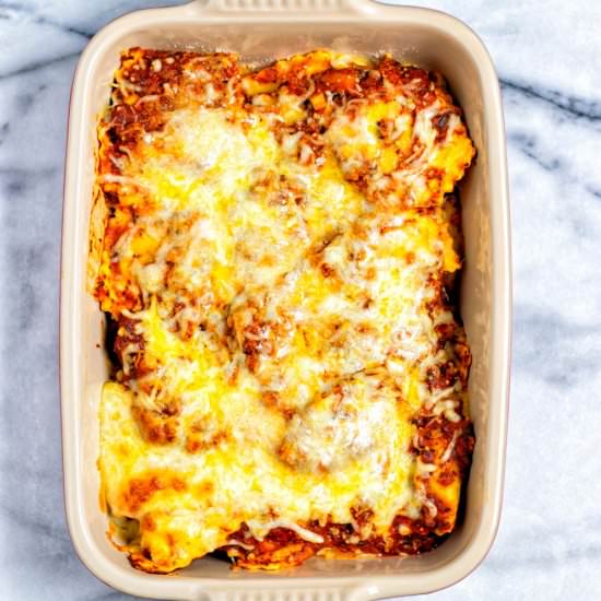 Ravioli Bake