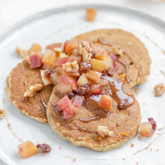 Vegan Oatmeal Pancakes