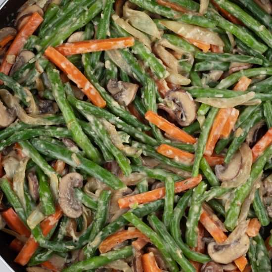 Creamy Healthy Green Beans Recipe