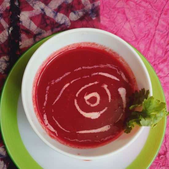 Beetroot Tomato Soup For weightloss