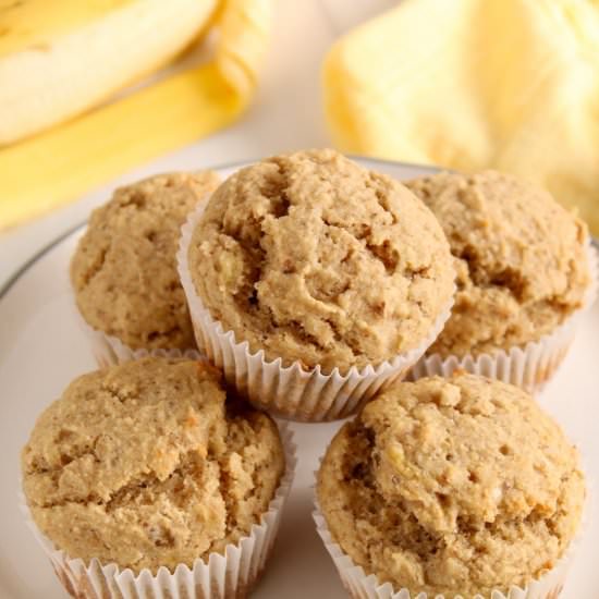Almond Flour Banana Muffins