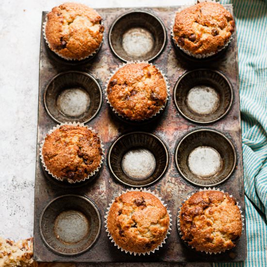 Banana Chocolate Muffins
