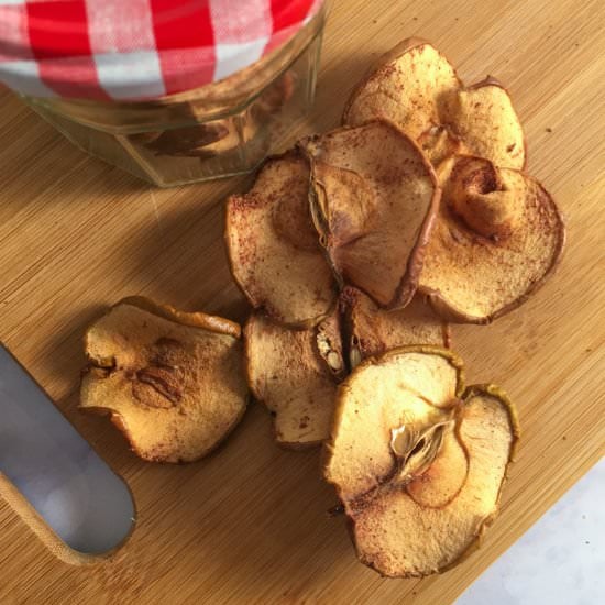 Dehydrated Cinnamon Apples No Sugar