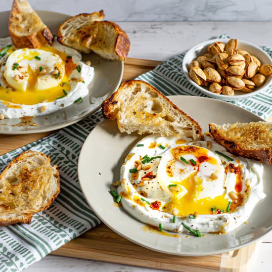 Cilbir (Turkish Eggs)
