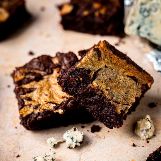 Blue Cheese Brownies