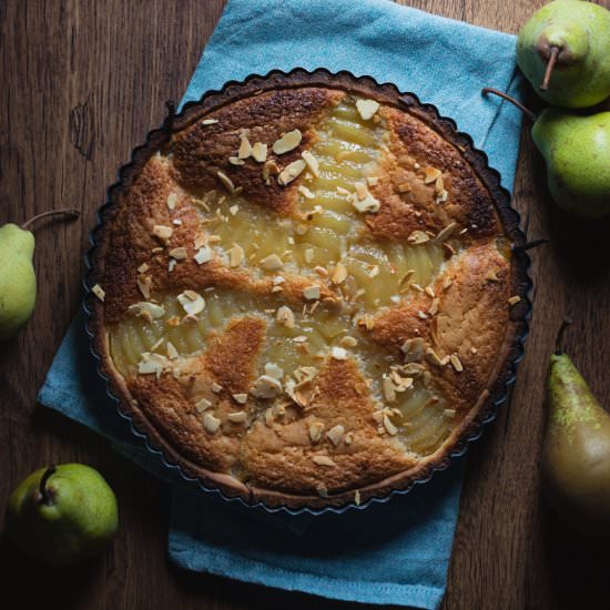 Pear Frangipane Tart