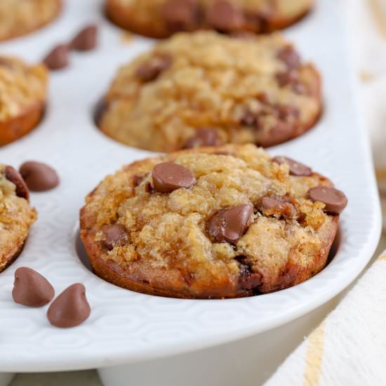 Banana Chocolate Chip Muffins