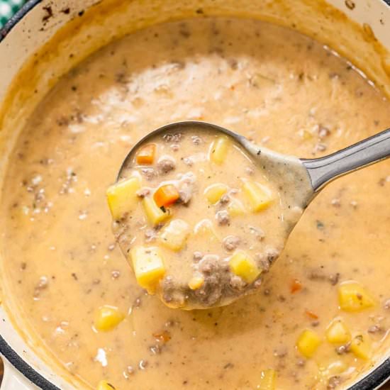 Cheeseburger Soup