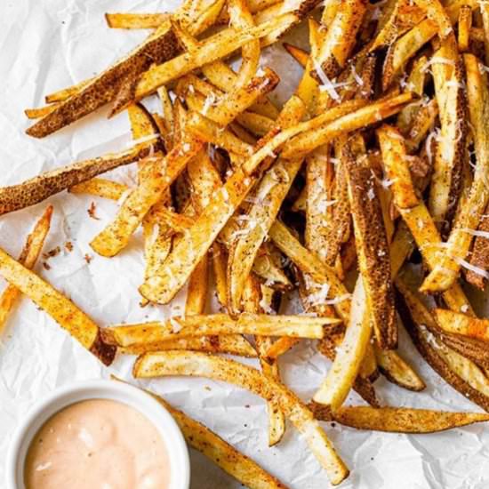 Air Fryer Nacho Fries