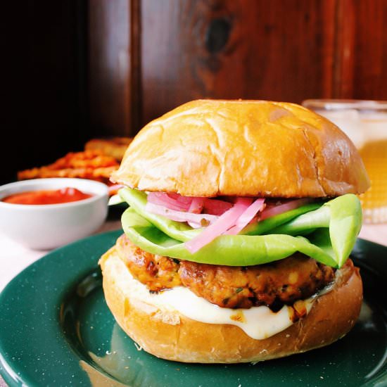Sweet & Spicy Turkey Burgers
