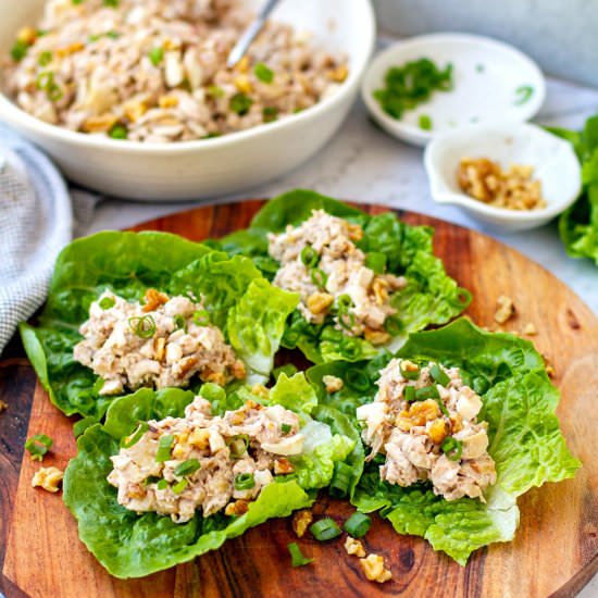 Creamy Keto Chicken Mushroom Salad