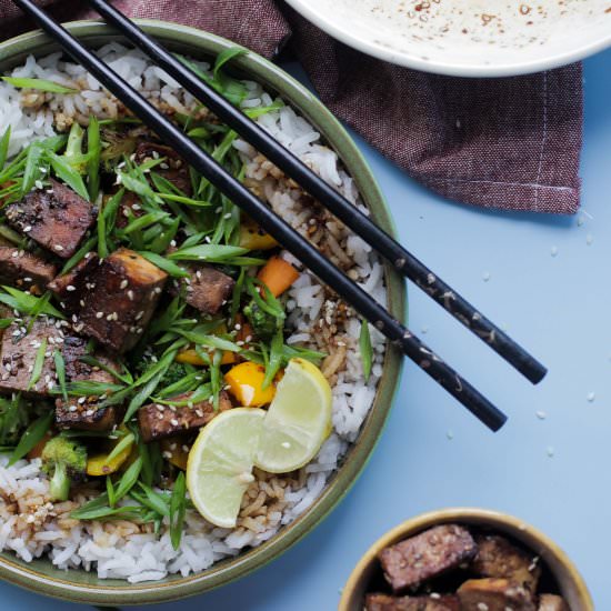 Teriyaki Tofu Stir Fry