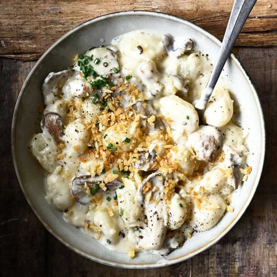 One-Pot Creamy Mushroom Gnocchi