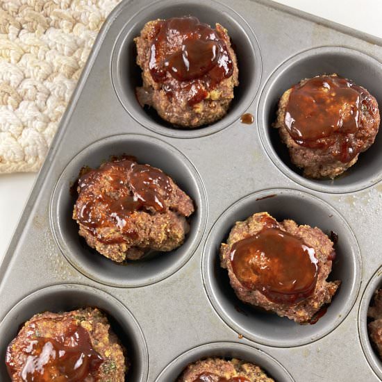 Balsamic Muffin Tin Meatloaf