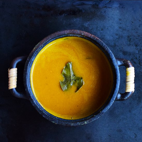 Red Lentil Soup with Coconut Milk
