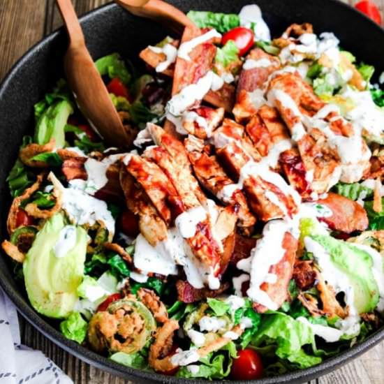 BBQ Chicken Baron Ranch Salad
