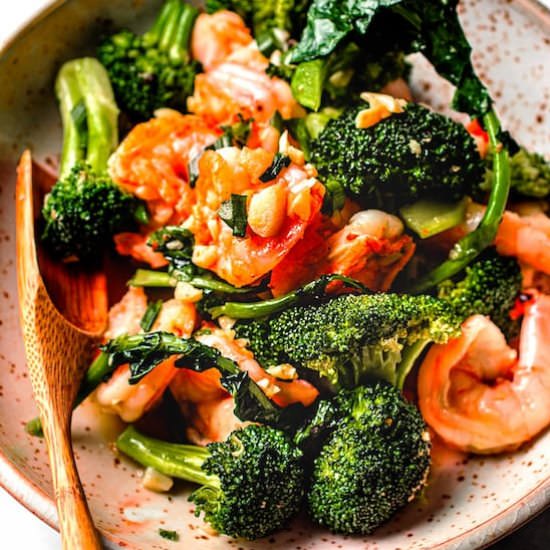 Shrimp and Broccoli Stir Fry