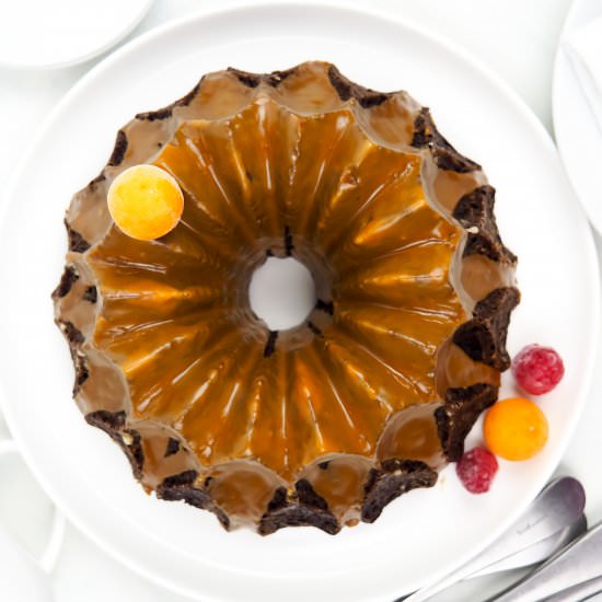 Vegan Chocolate Coffee Bundt Cake