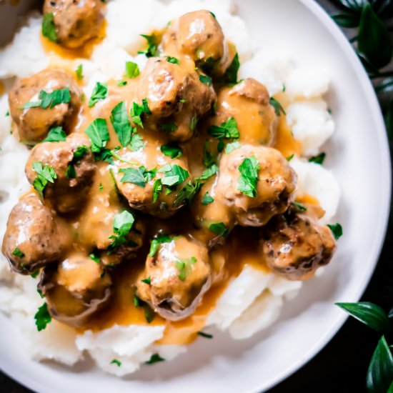 Dairy Free Swedish Meatballs
