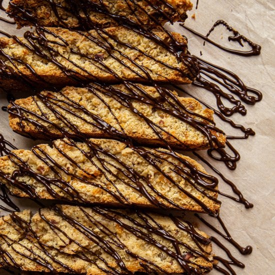 Hazelnut and Apricot Biscotti