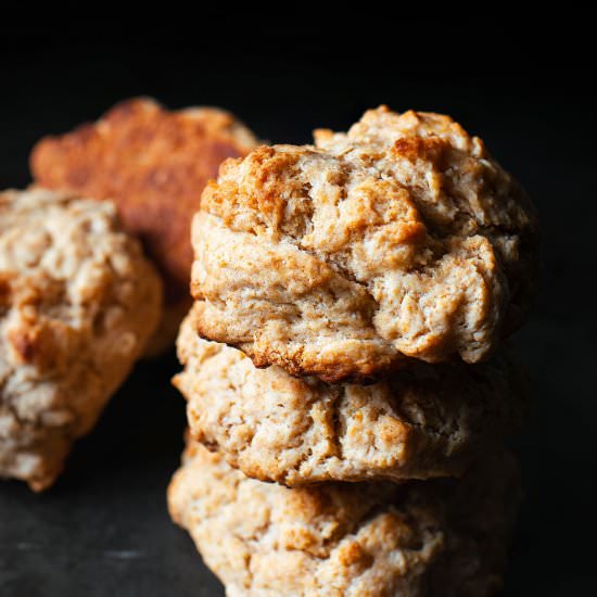 Last Minute Sourdough Biscuits