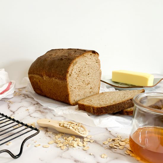 Honey Wheat Sourdough Bread