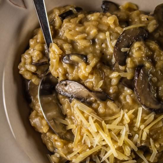 Creamy Mushroom Risotto