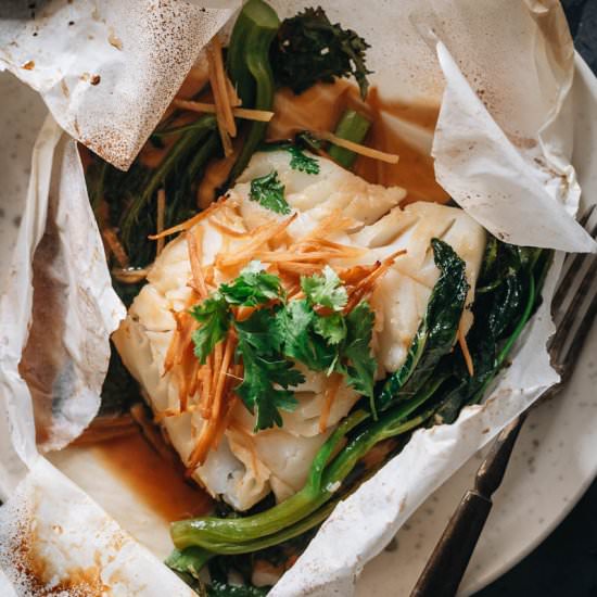 Chinese Fish En Papillote