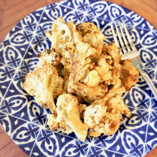 Tahini Roasted Cauliflower