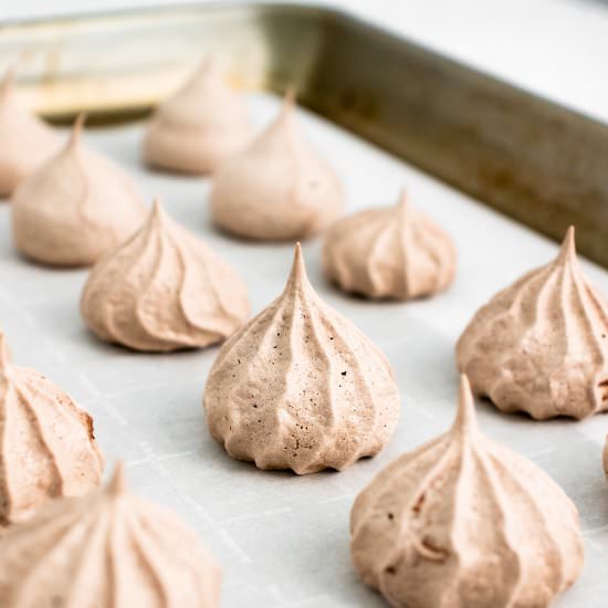 Chocolate Meringue Cookies
