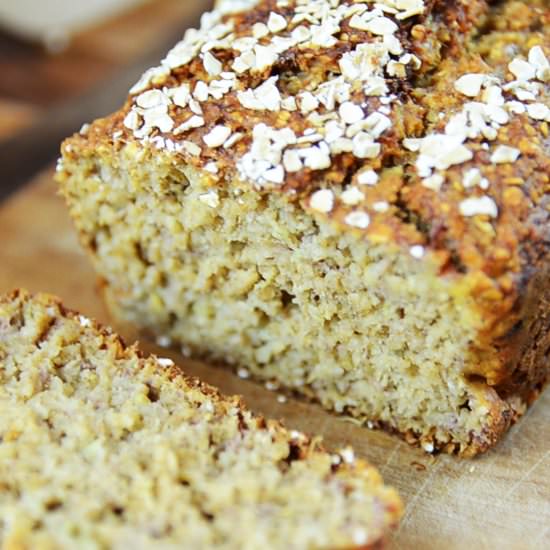 Healthy Oatmeal Banana Bread Recipe