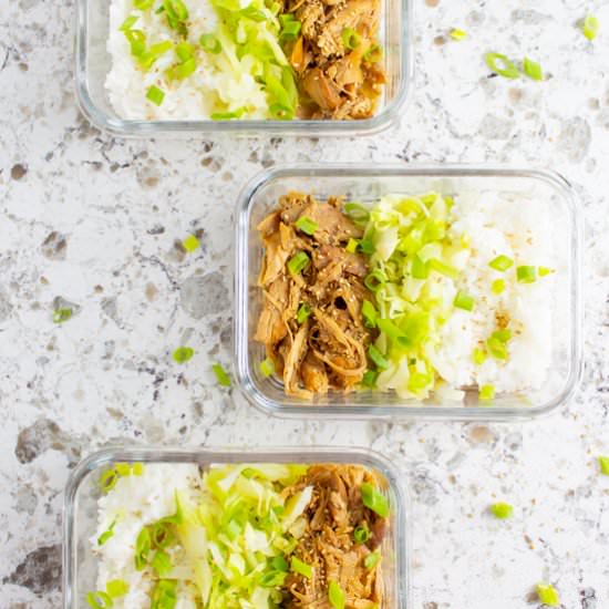 Korean Chicken Meal Prep