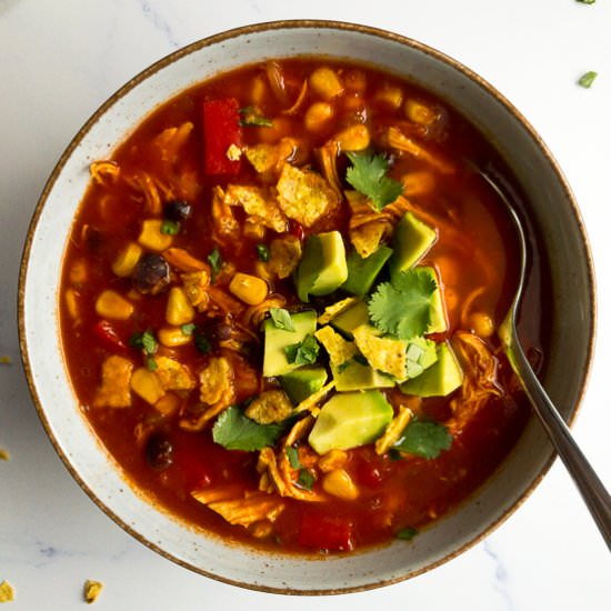 Spicy Mexican Chicken Soup