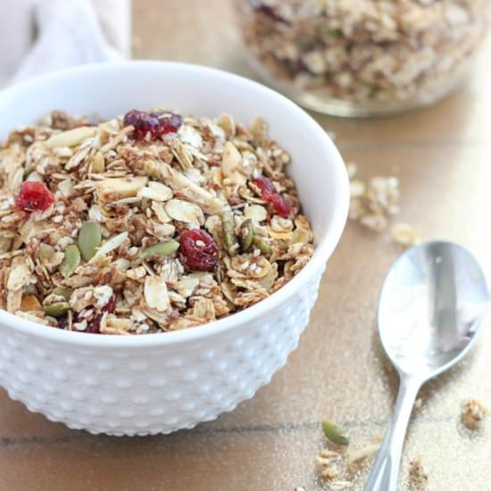 Healthy Gluten-Free Granola