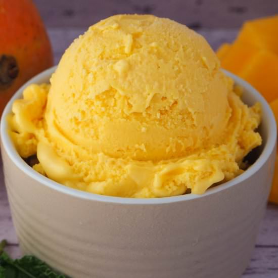 Mango ice cream