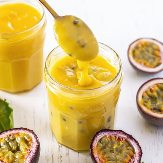 Homemade Passionfruit Curd