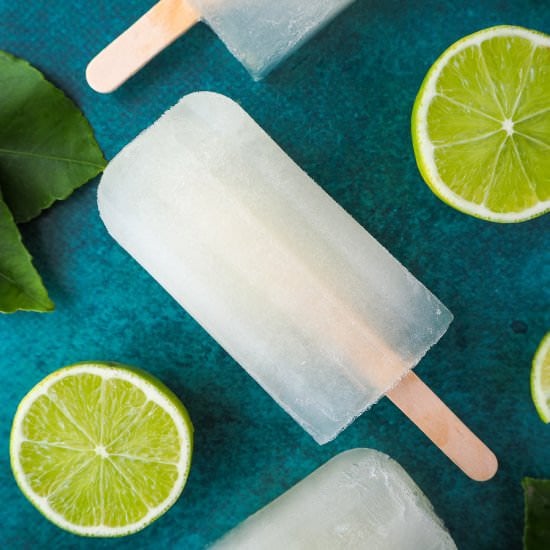 Lime popsicles