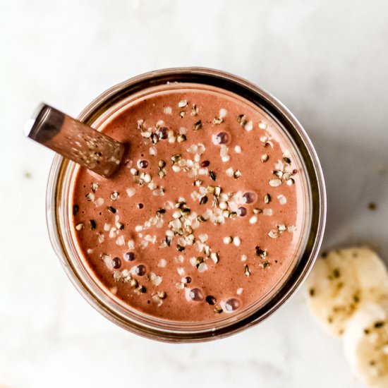 Chocolate Hemp Smoothie