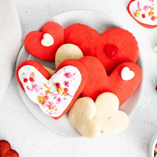 Valentine Heart Cookies