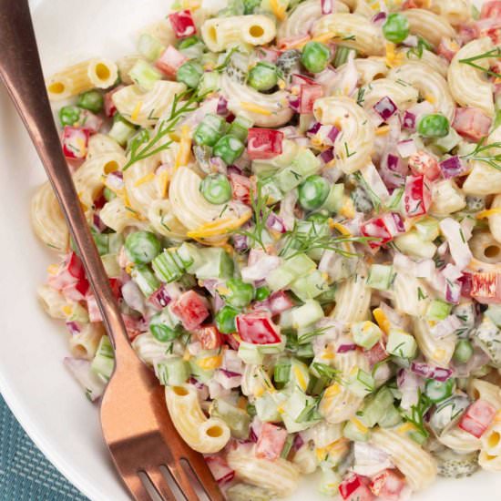 Super Quick And Easy Macaroni Salad