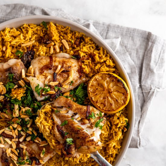 Sayadieh- Lebanese fish and rice