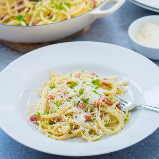Easy Peasy Carbonara