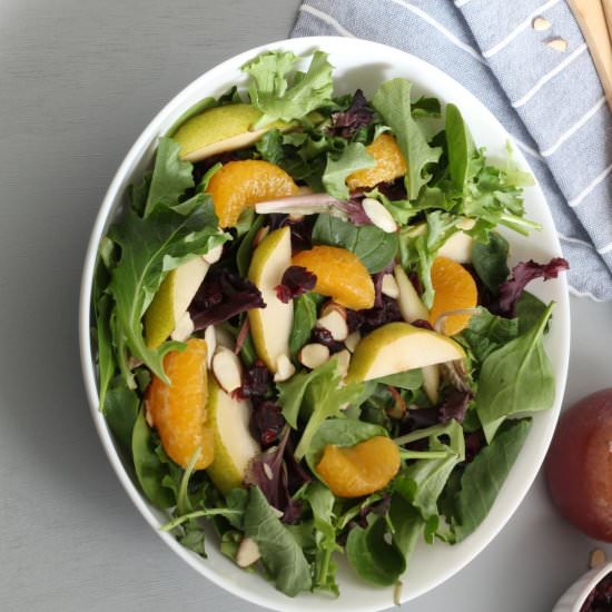 Winter Salad with Cranberry-Orange