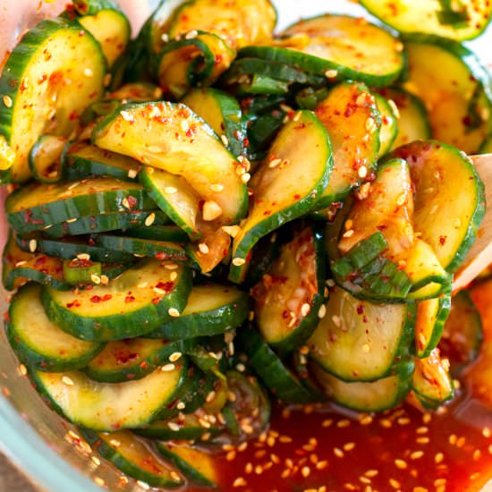 Noodle Bar’s Spicy Cucumbers