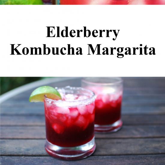 Elderberry Kombucha Margarita