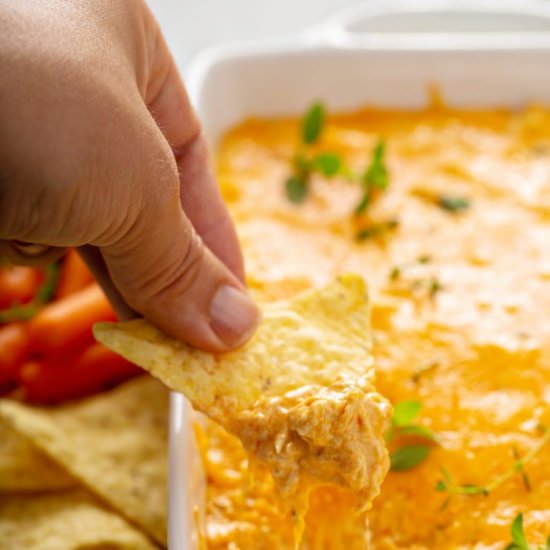 Instant Pot Buffalo Chicken Dip