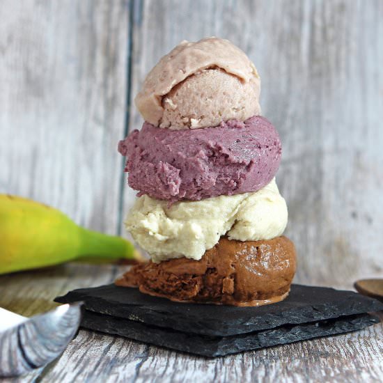 Blender Banana Ice Creams