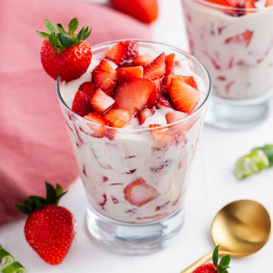 Mexican Strawberries and Cream