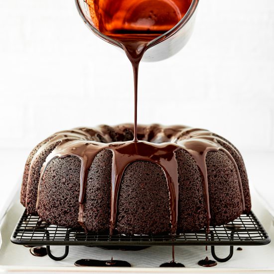 Eggless Chocolate Bundt Cake