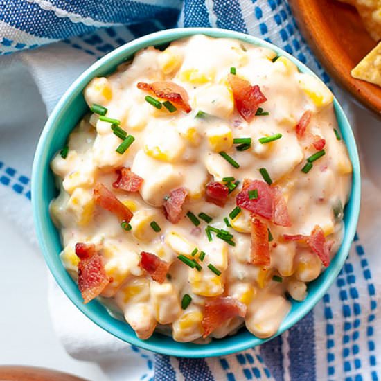 Slow Cooker Jalapeno Corn Dip